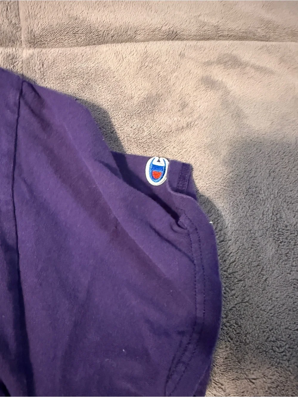 Champion Purple LSU Tigers Football Short Sleeve Tee